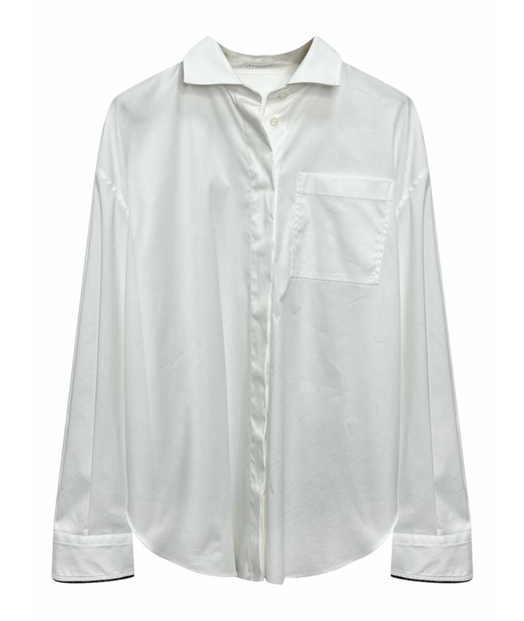 BRUNELLO CUCINELLI Белая хлопковая рубашка, фото 1