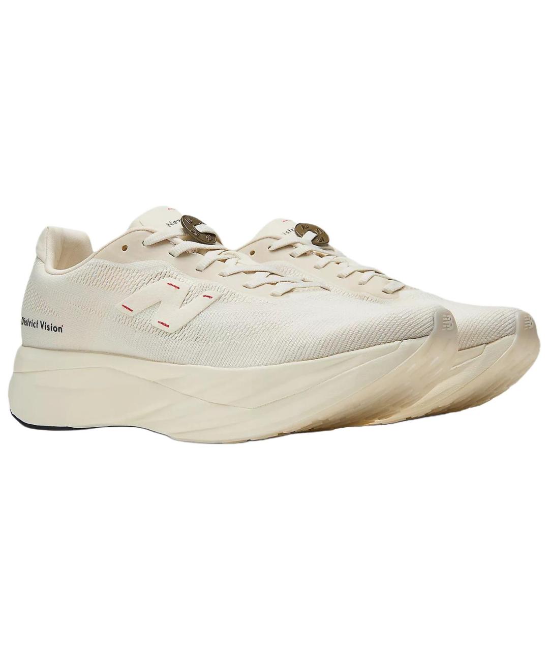 NEW BALANCE Бежевые текстильные кроссовки, фото 3