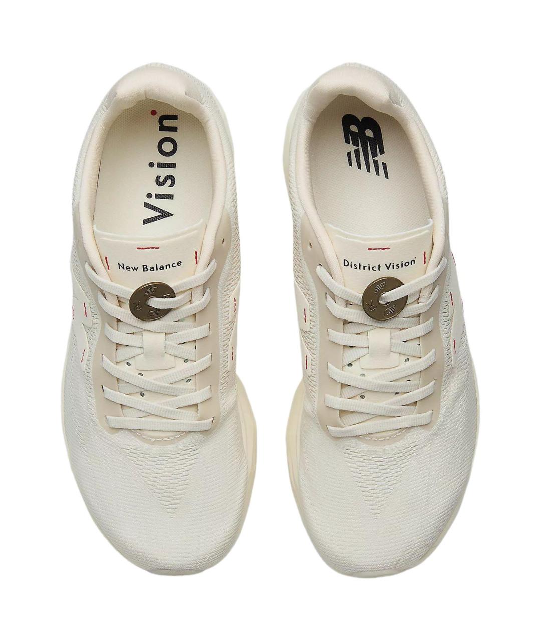 NEW BALANCE Бежевые текстильные кроссовки, фото 4