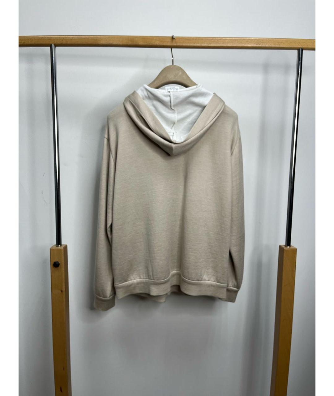 BRUNELLO CUCINELLI Бежевый хлопковый костюм с брюками, фото 6