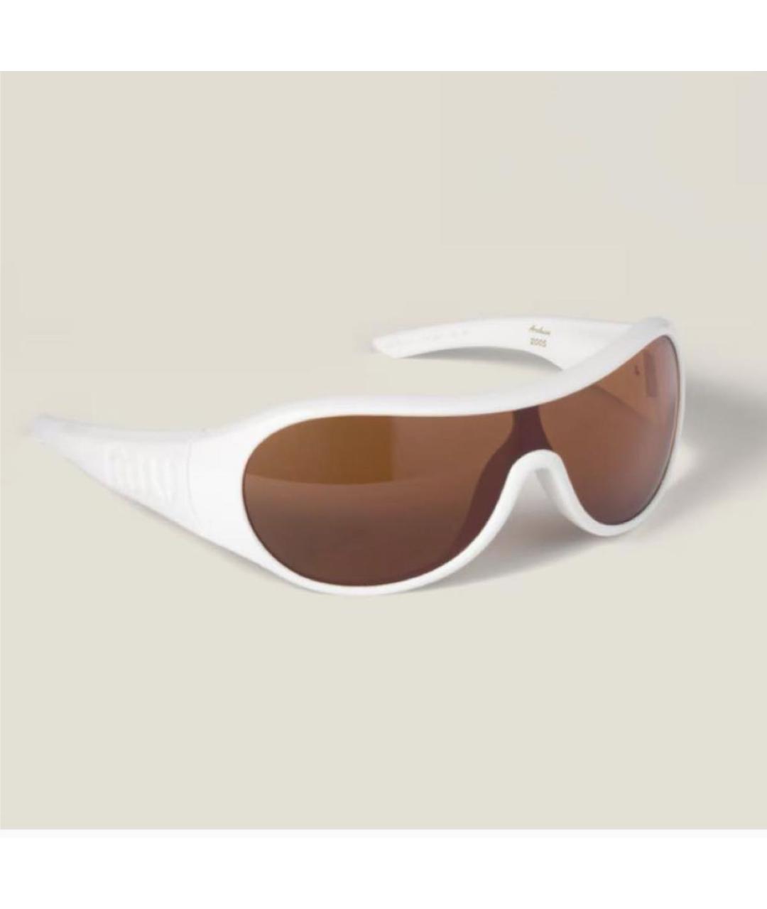 MIU MIU Белые солнцезащитные очки, фото 1