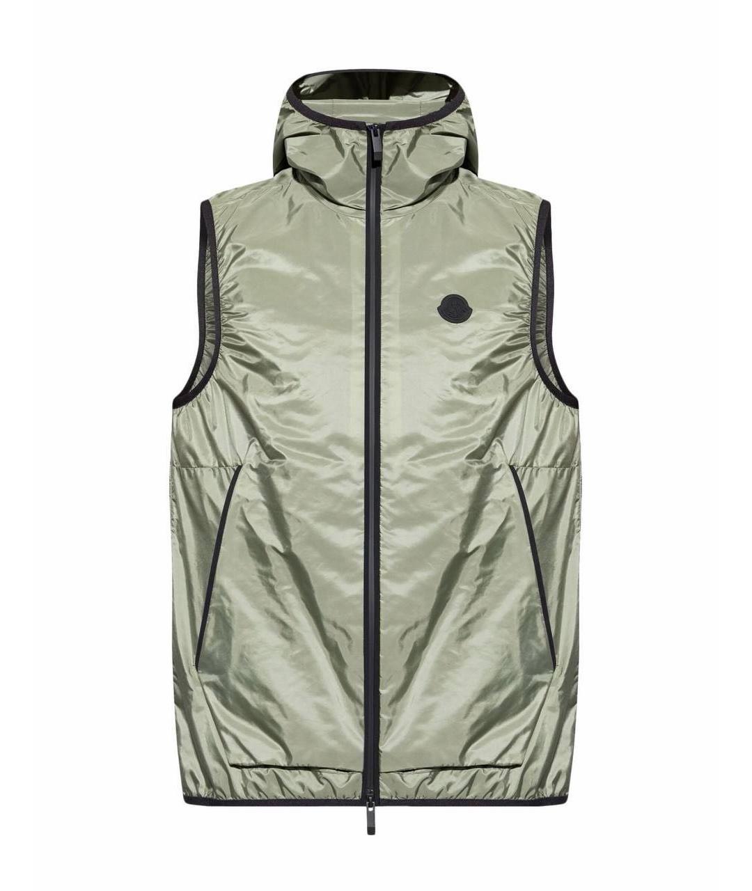 MONCLER Зеленый жилет, фото 1