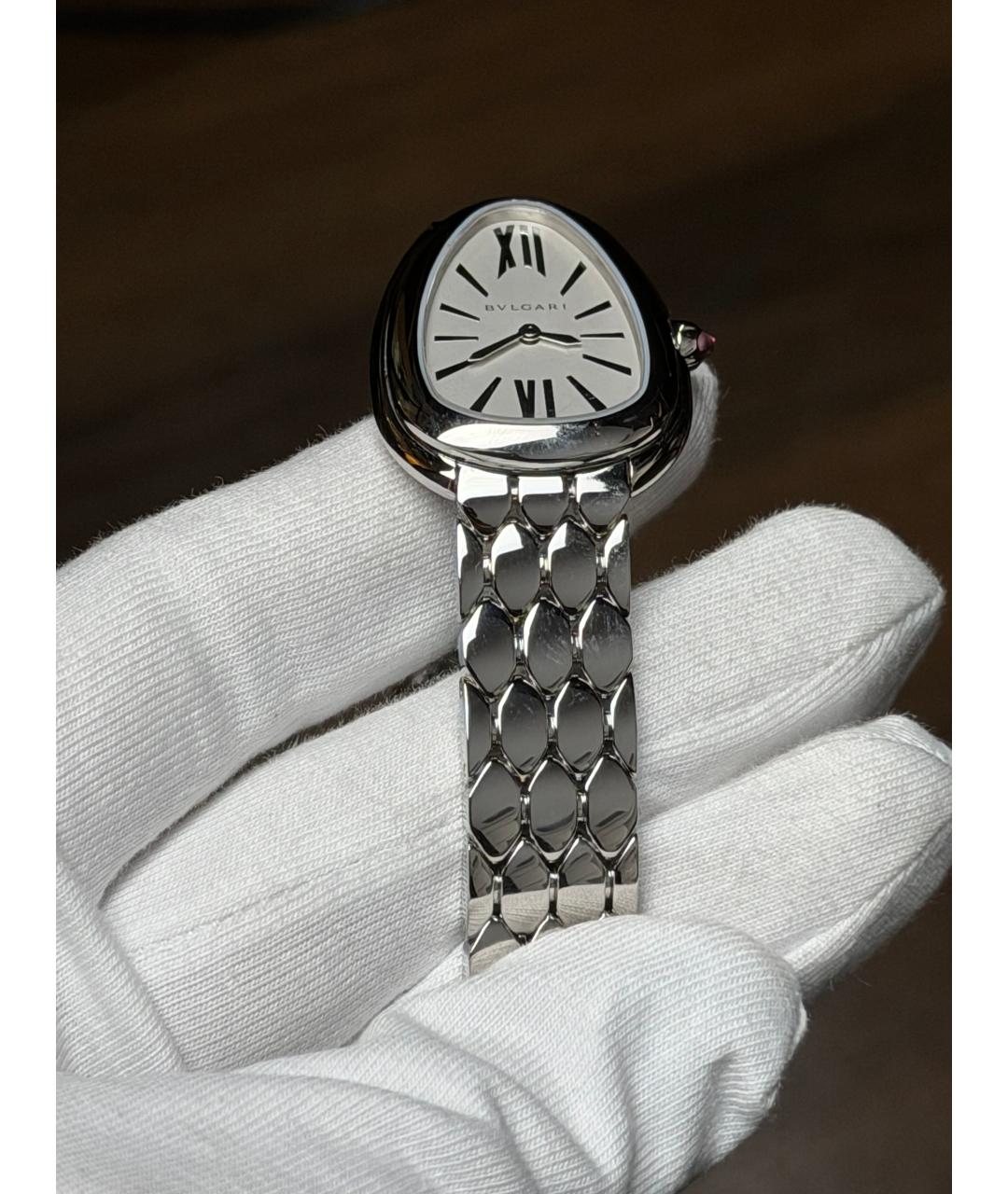 BVLGARI Белые часы, фото 6