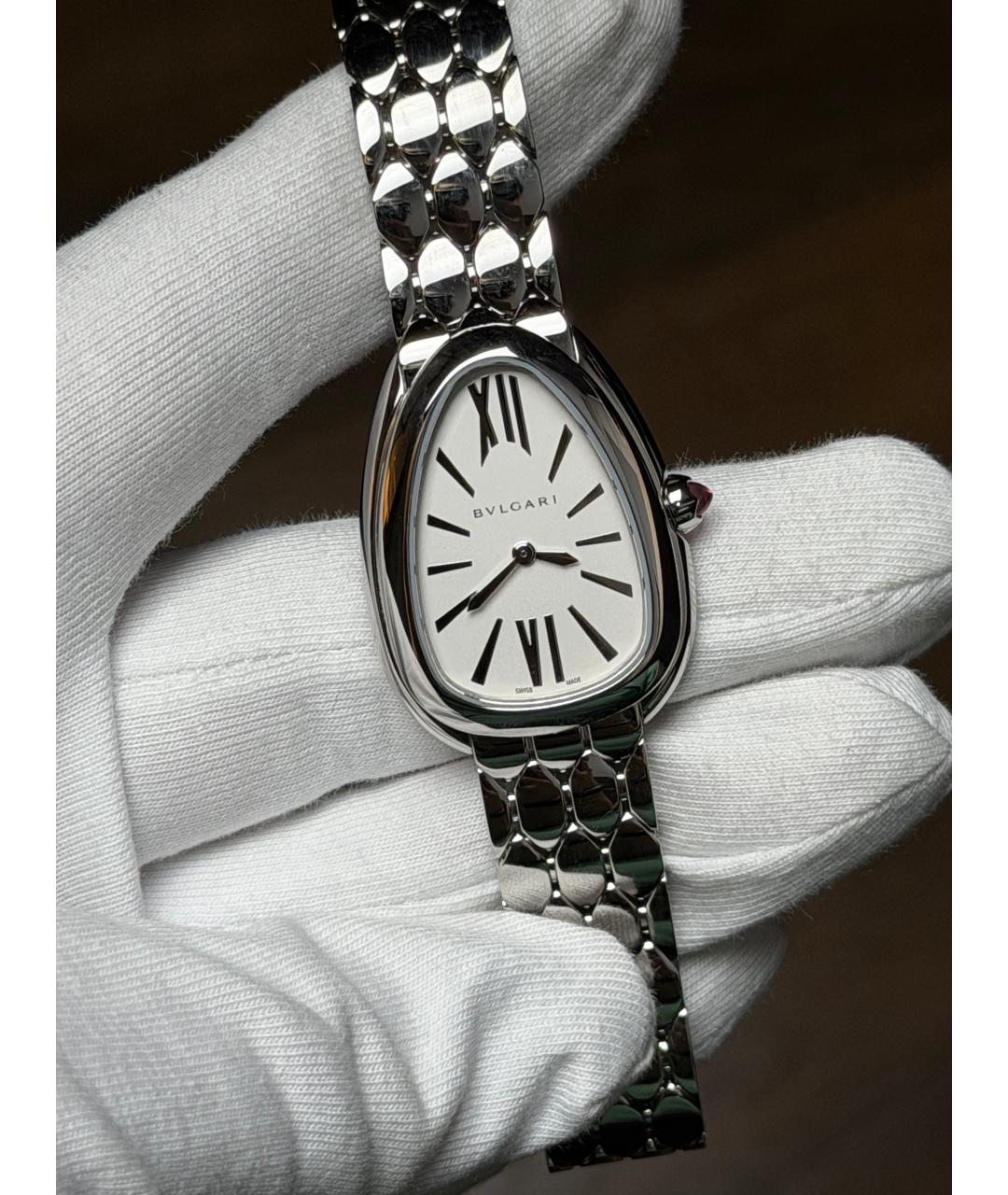 BVLGARI Белые часы, фото 2