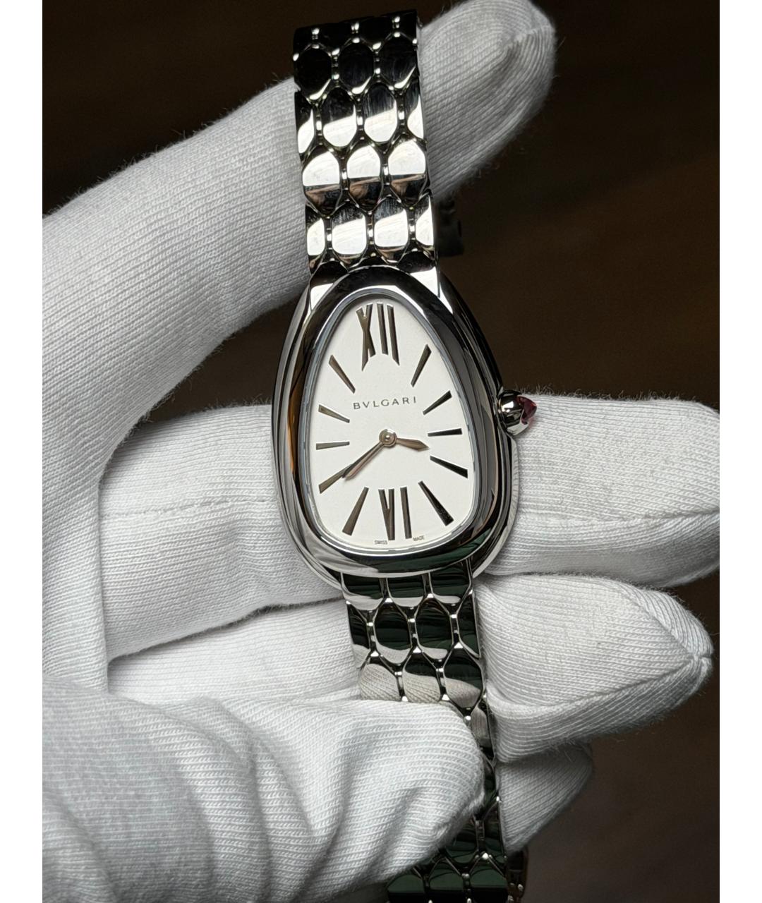 BVLGARI Белые часы, фото 3