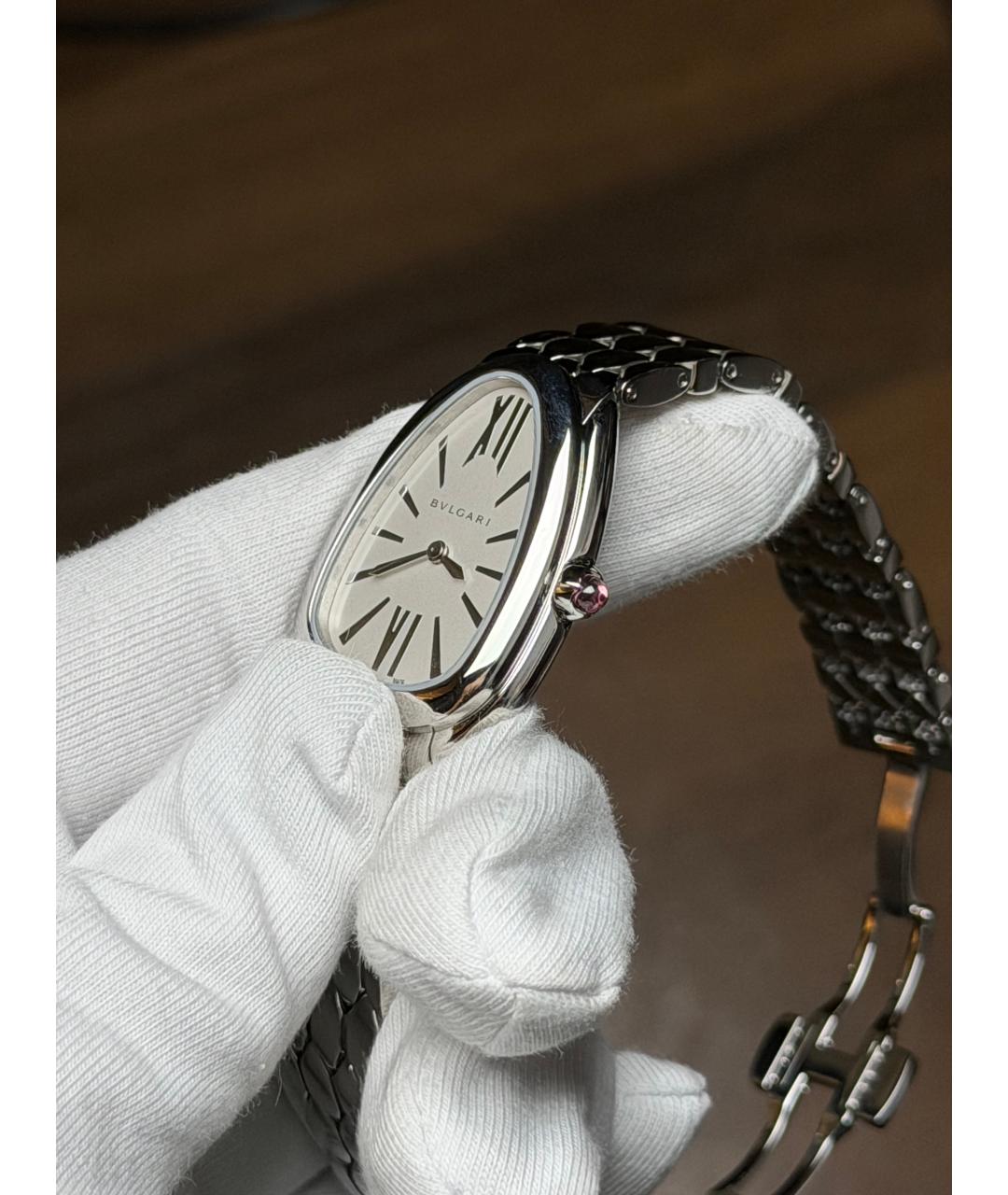 BVLGARI Белые часы, фото 4