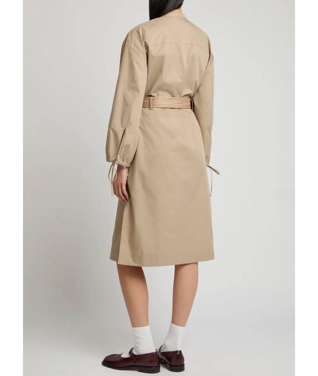 MONCLER Коричневое повседневное платье, фото 3