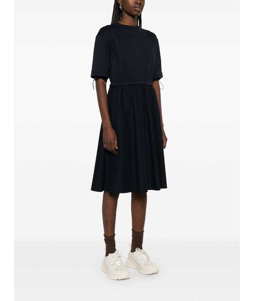 MONCLER Черное повседневное платье, фото 3