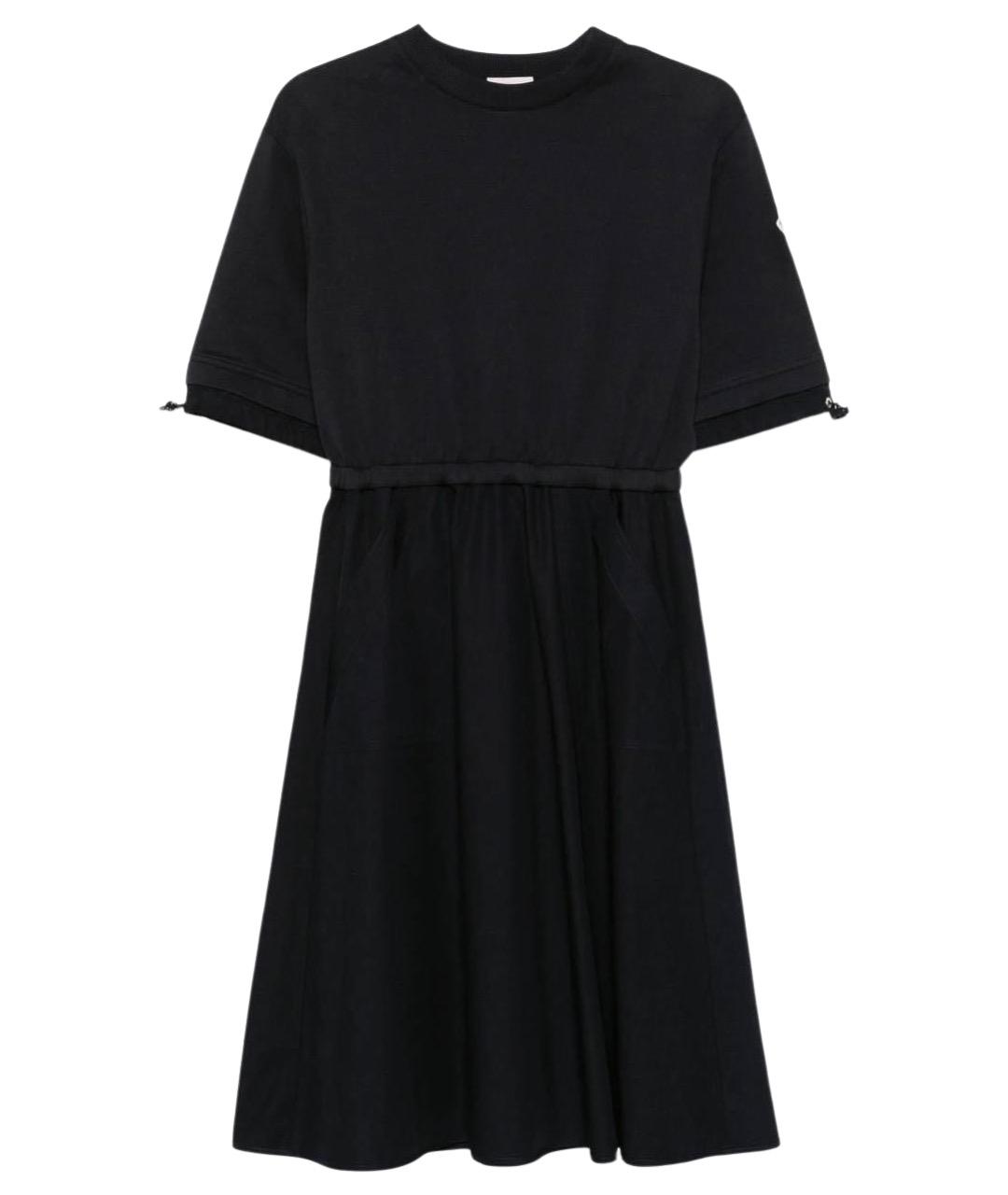 MONCLER Черное повседневное платье, фото 1