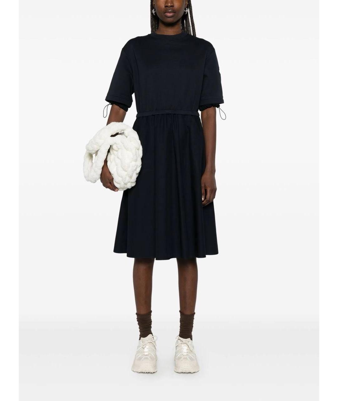 MONCLER Черное повседневное платье, фото 2