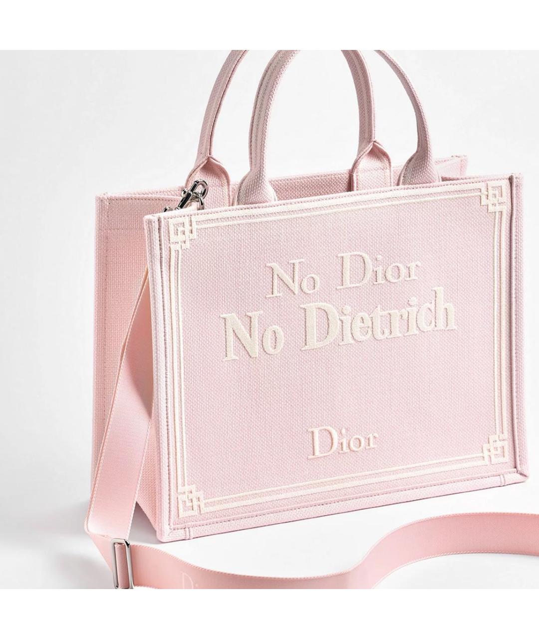 CHRISTIAN DIOR Розовая сумка тоут, фото 2