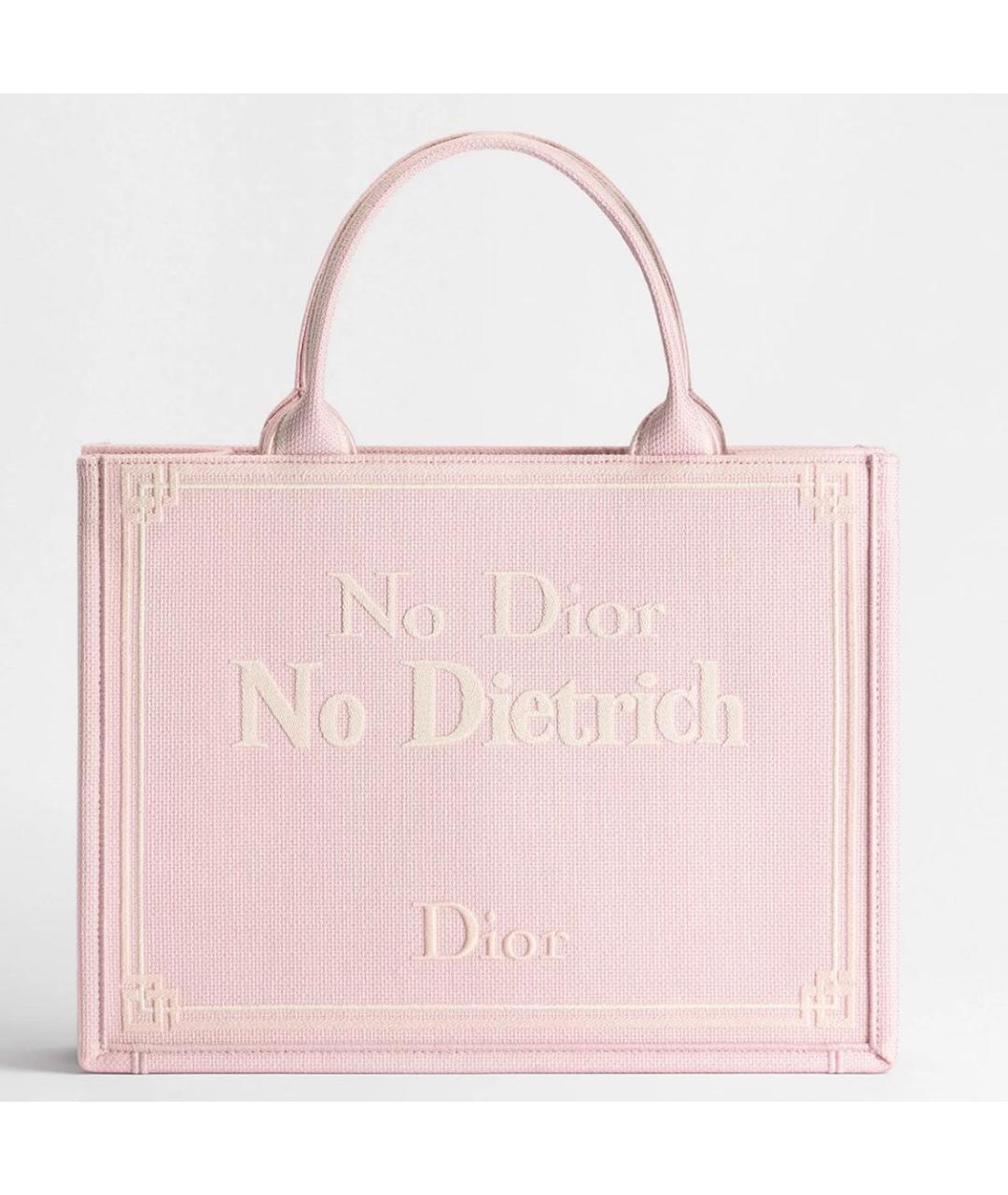 CHRISTIAN DIOR Розовая сумка тоут, фото 4