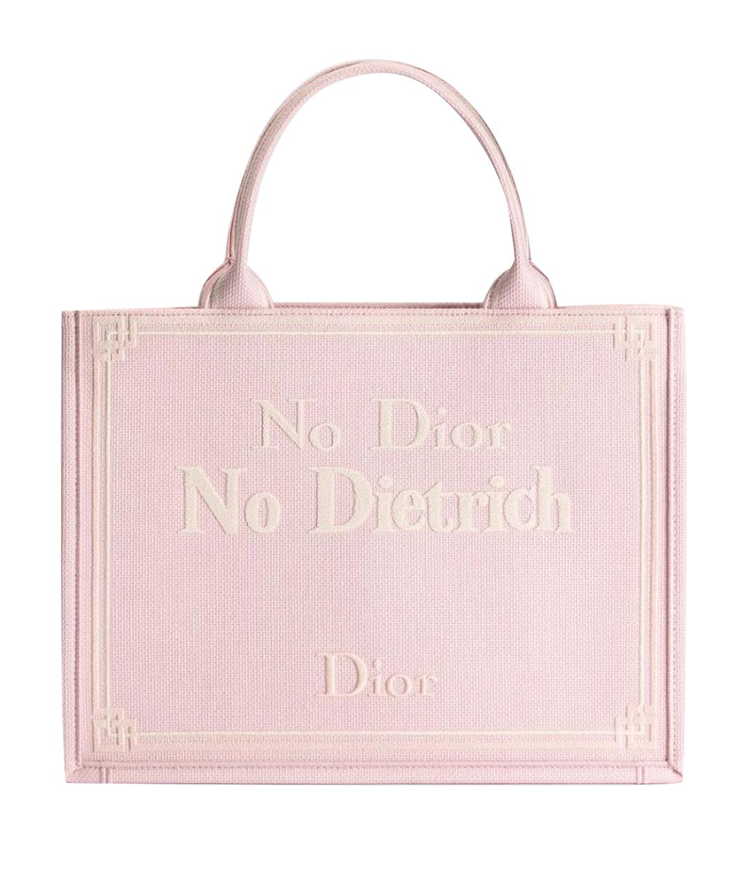 CHRISTIAN DIOR Розовая сумка тоут, фото 1