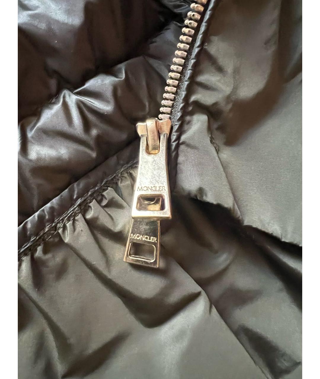 MONCLER Хаки полиэстеровый пуховик, фото 4