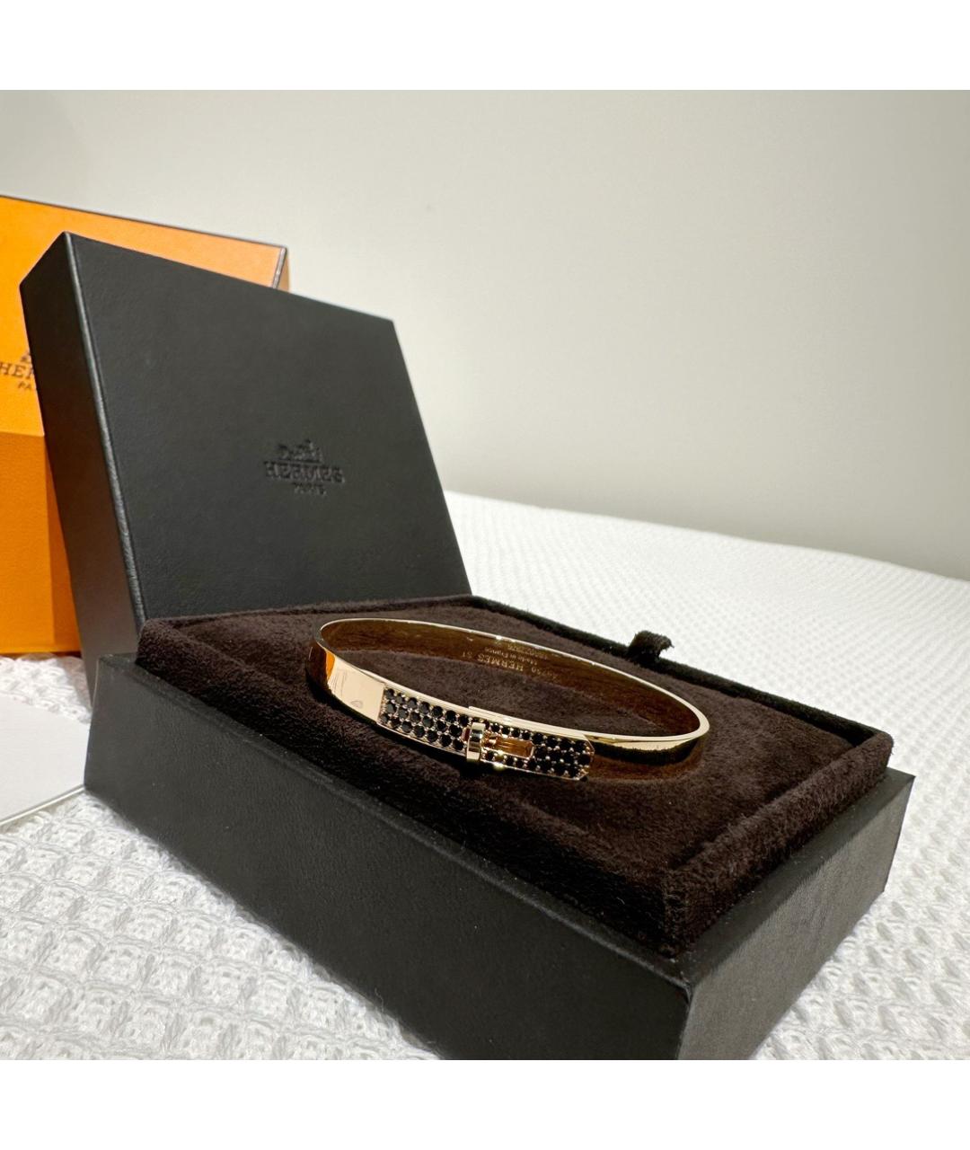 HERMES Золотой браслет из розового золота, фото 3