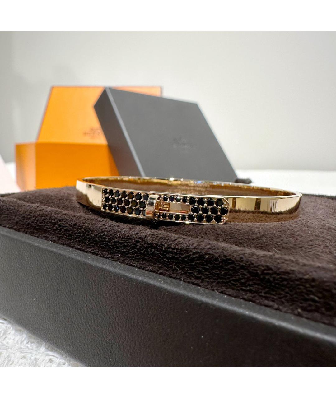 HERMES Золотой браслет из розового золота, фото 9