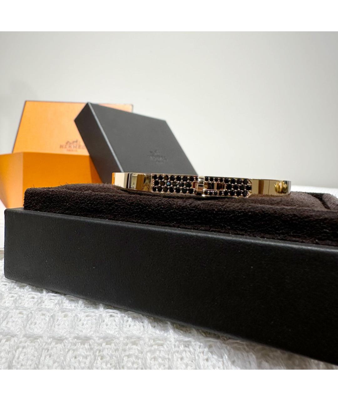 HERMES Золотой браслет из розового золота, фото 8