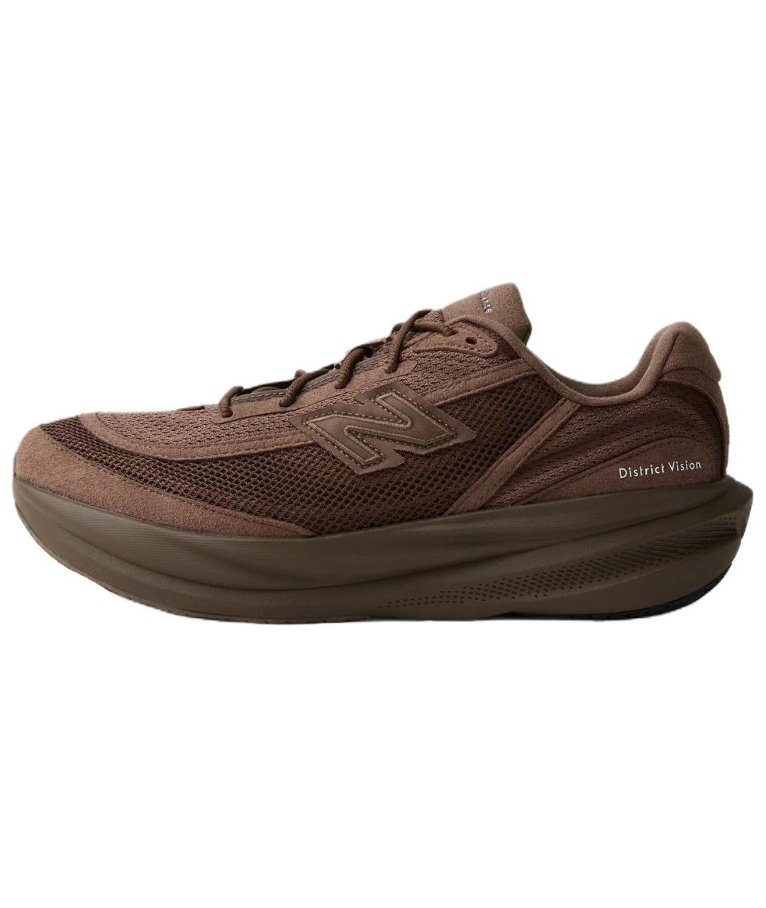 NEW BALANCE Коричневые текстильные низкие кроссовки / кеды, фото 2