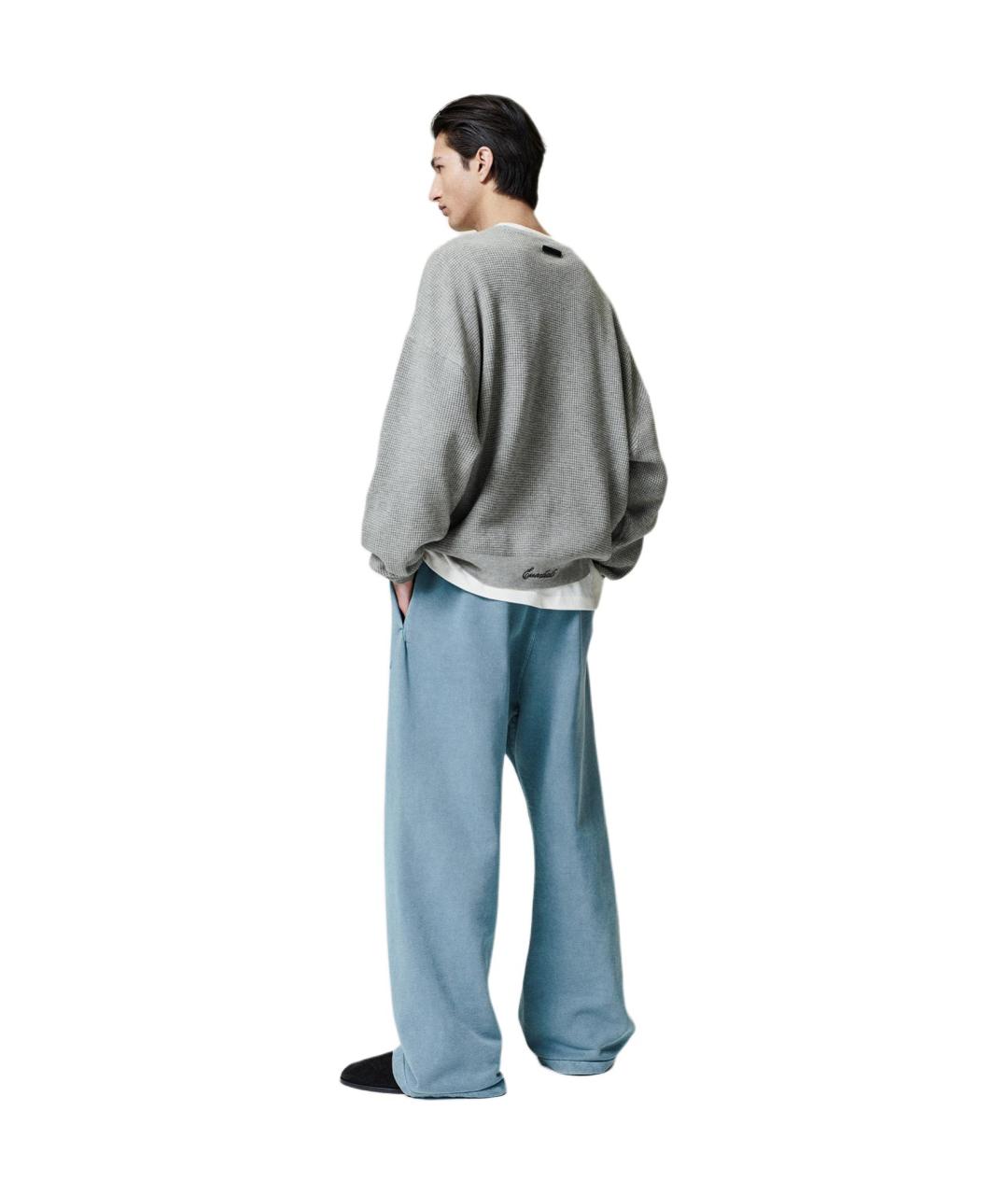 FEAR OF GOD ESSENTIALS Синие прямые брюки, фото 4