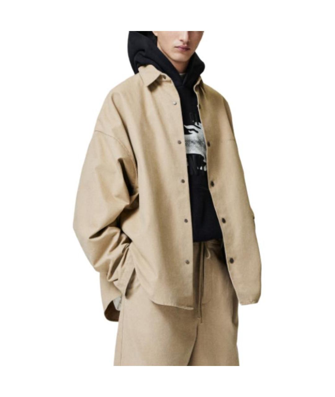 FEAR OF GOD ESSENTIALS Бежевая рубашка, фото 3