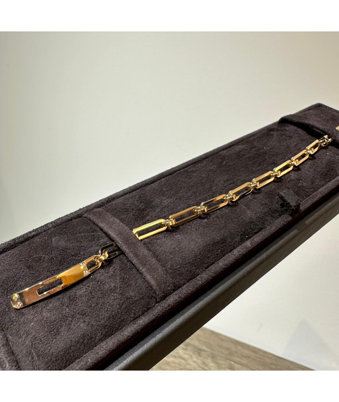 HERMES Золотой браслет из розового золота, фото 3