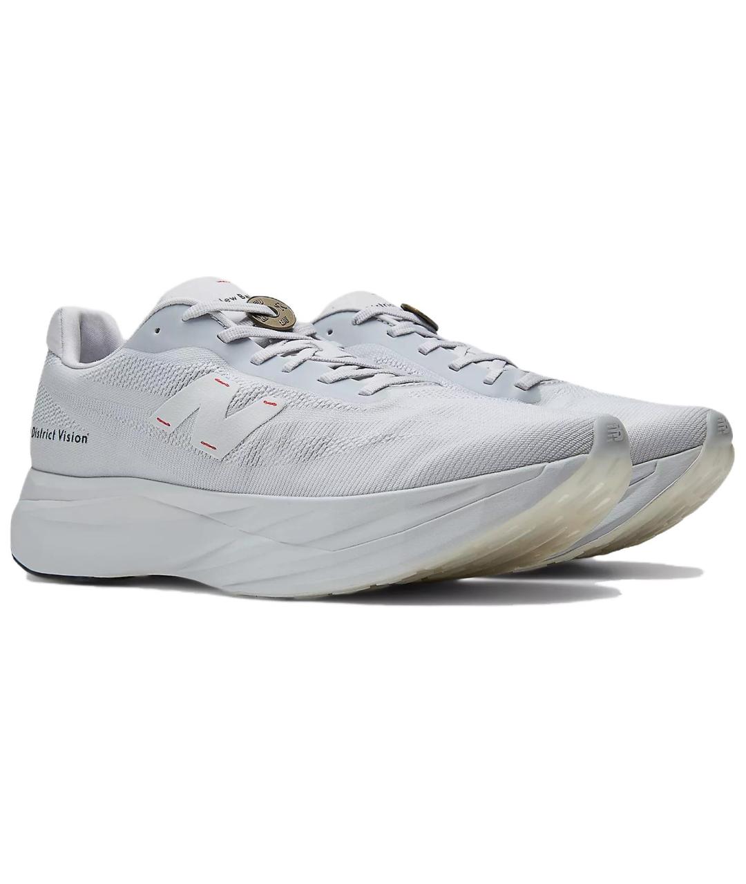 NEW BALANCE Серые низкие кроссовки / кеды, фото 3