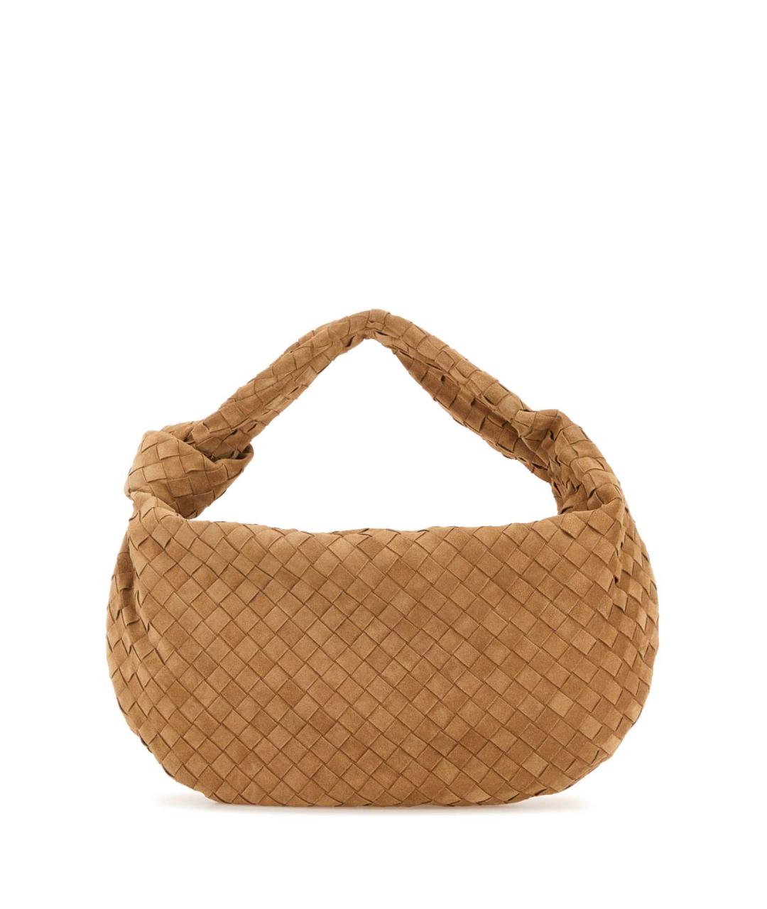 BOTTEGA VENETA Бежевая замшевая сумка через плечо, фото 1