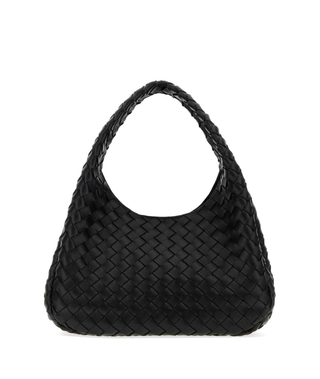 BOTTEGA VENETA Черная кожаная сумка тоут, фото 1