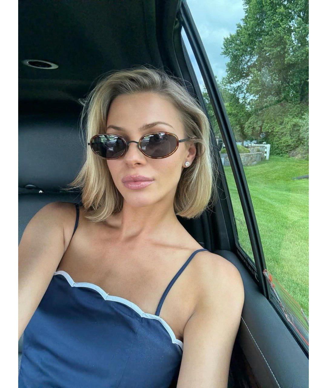 Vehla Коричневые металлические солнцезащитные очки, фото 7