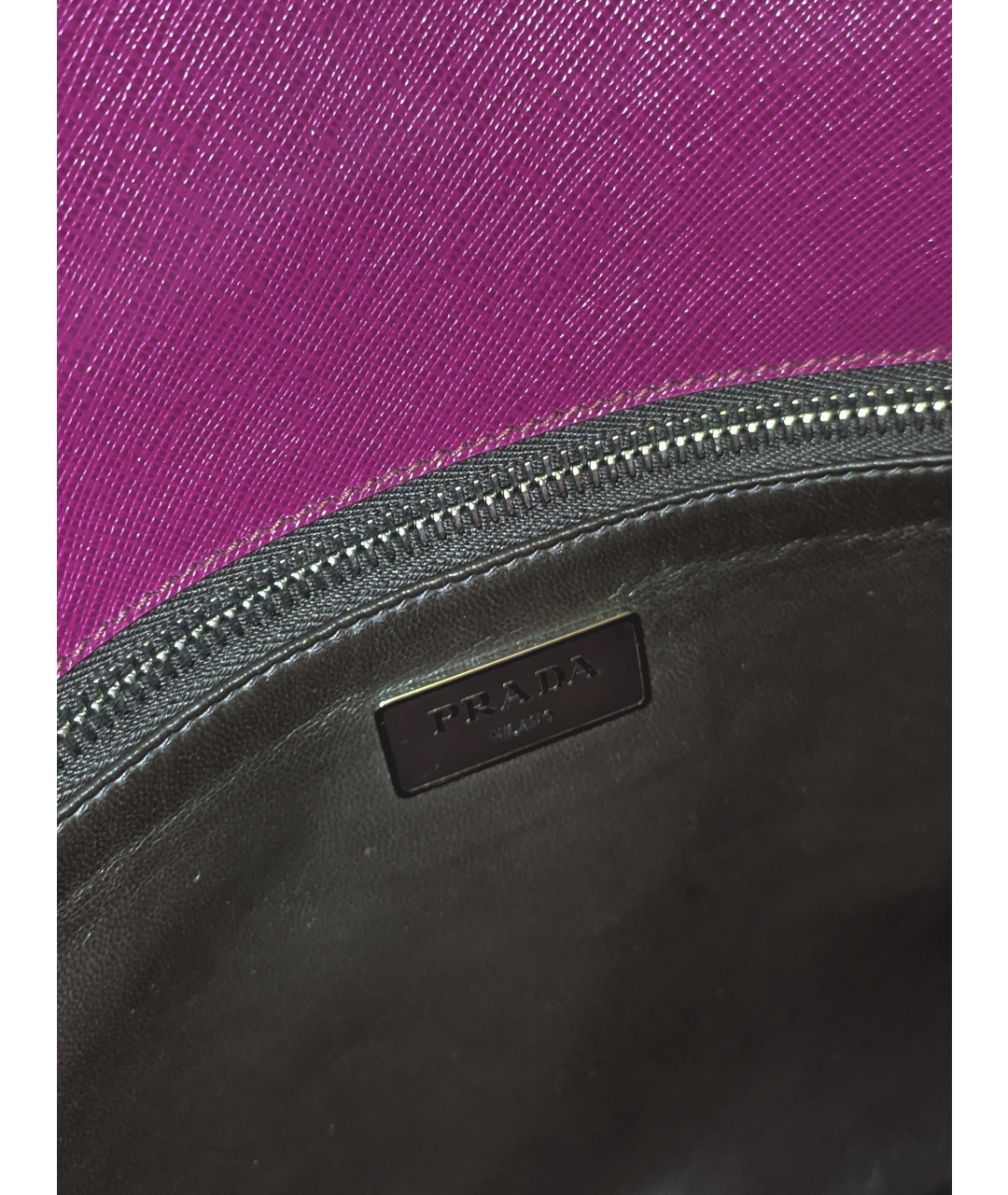PRADA Фиолетовая кожаная папка для документов, фото 8