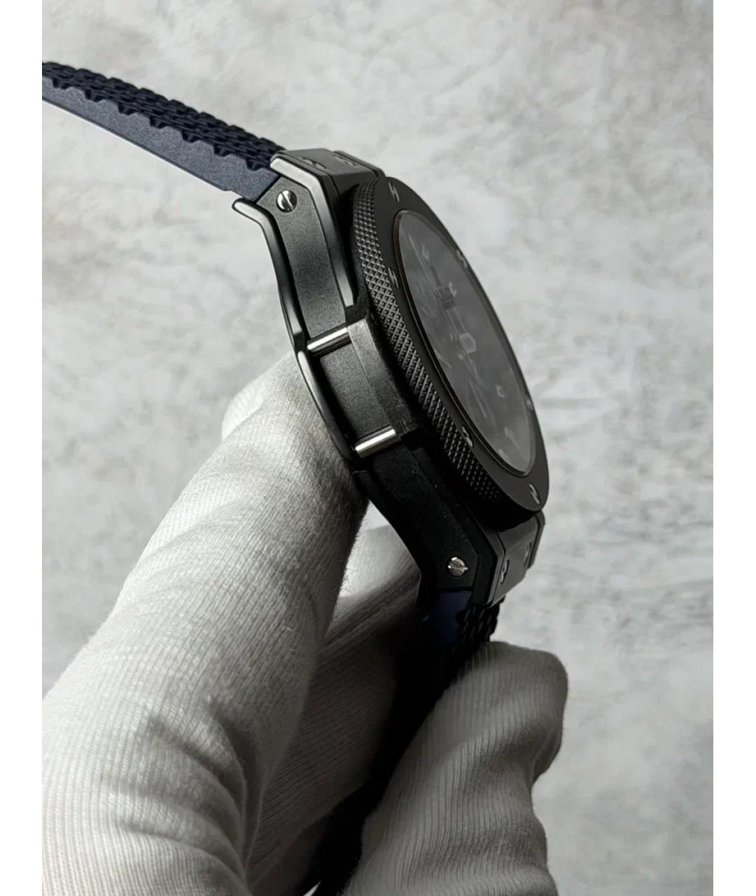 HUBLOT Синие керамические часы, фото 4