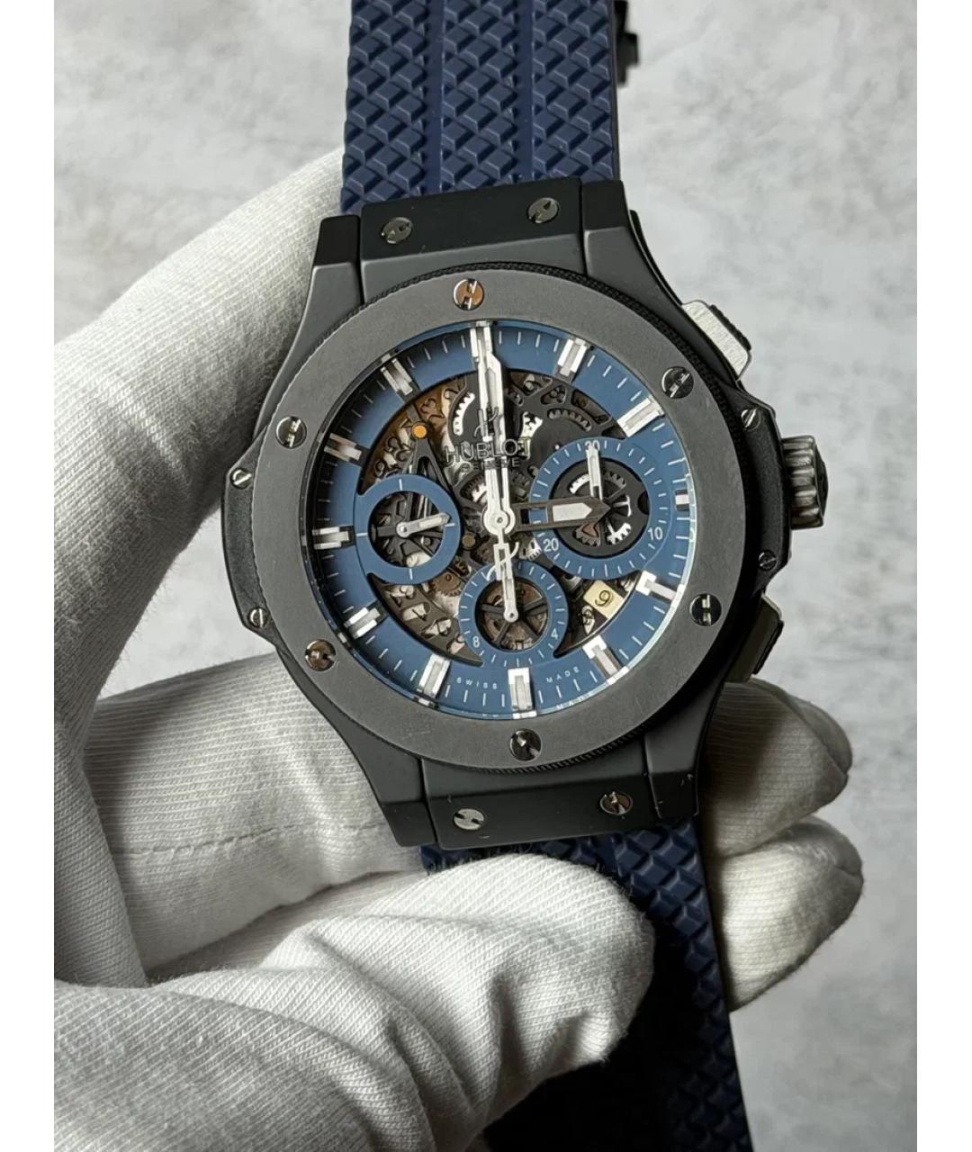 HUBLOT Синие керамические часы, фото 2