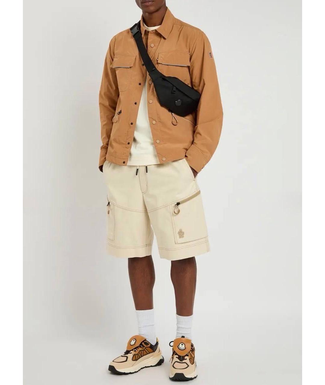 MONCLER Коричневая куртка, фото 2