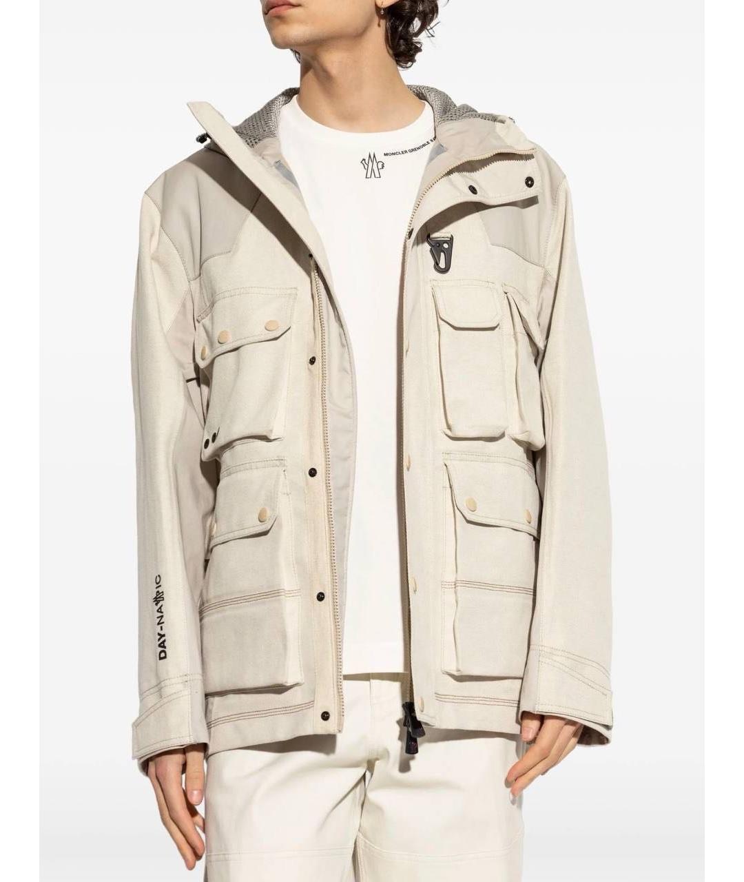 MONCLER Белая куртка, фото 3