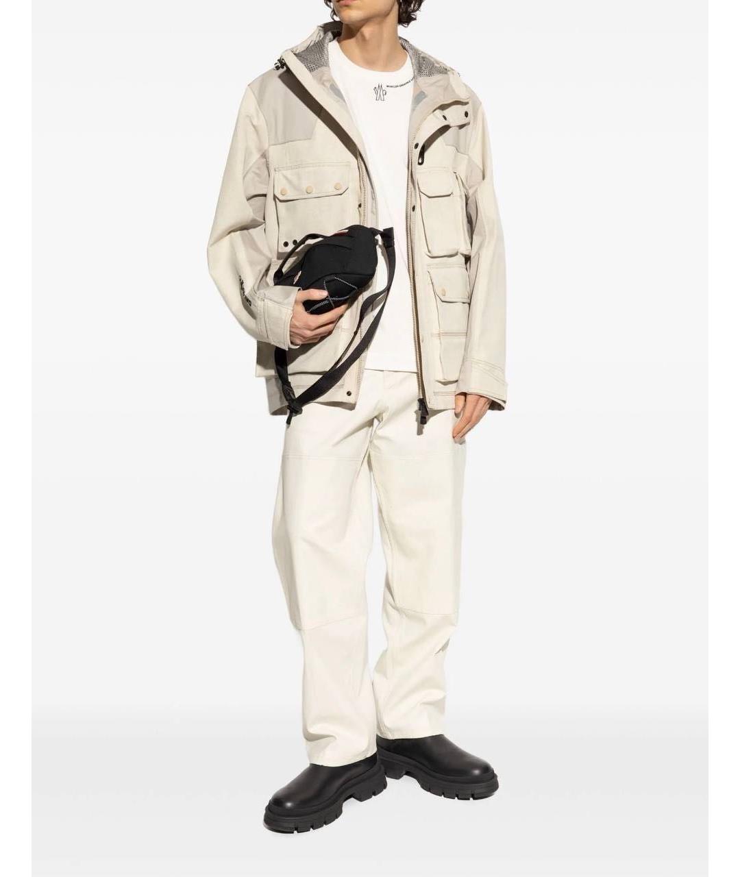 MONCLER Белая куртка, фото 2