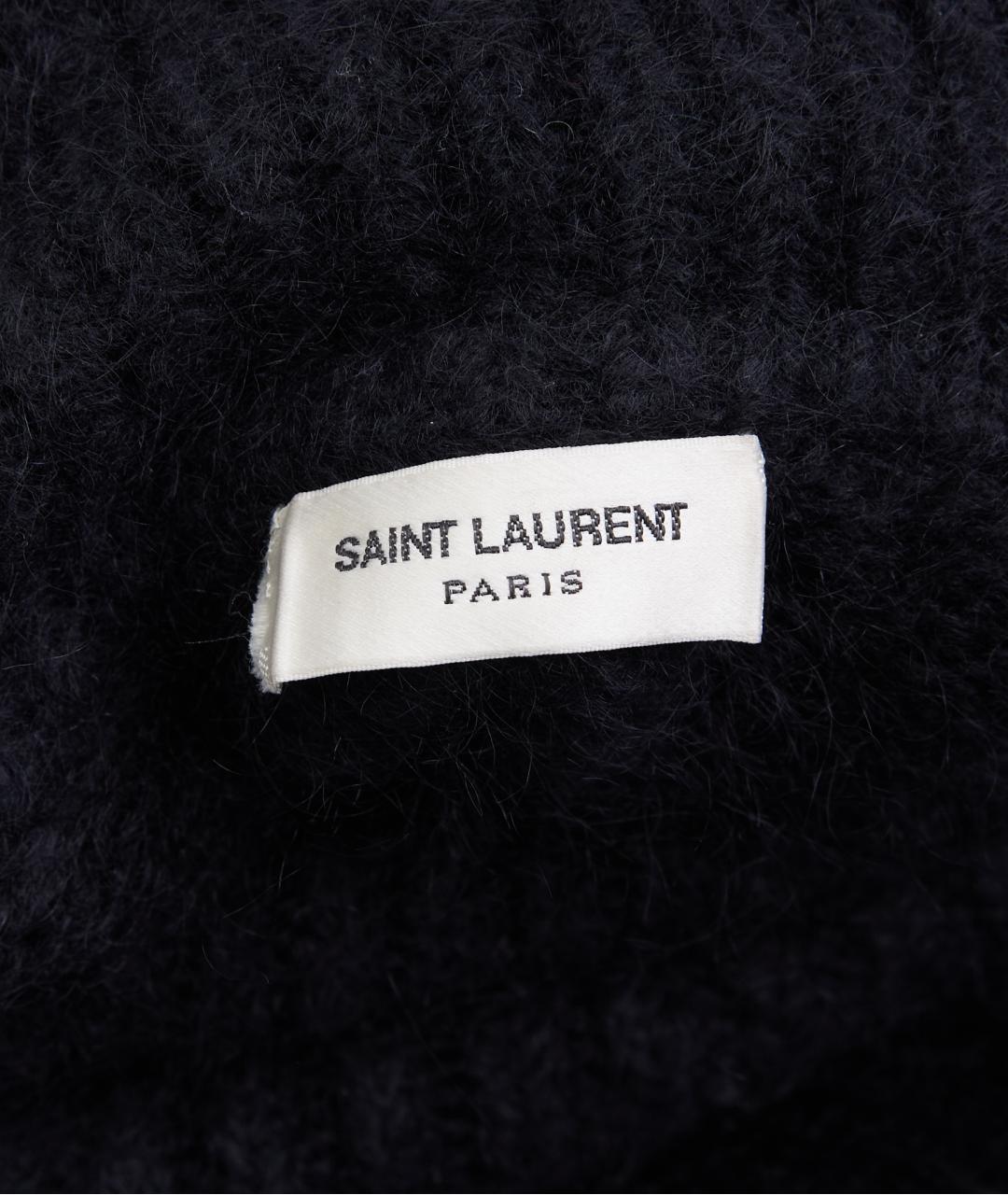 SAINT LAURENT Черный шерстяной джемпер / свитер, фото 3