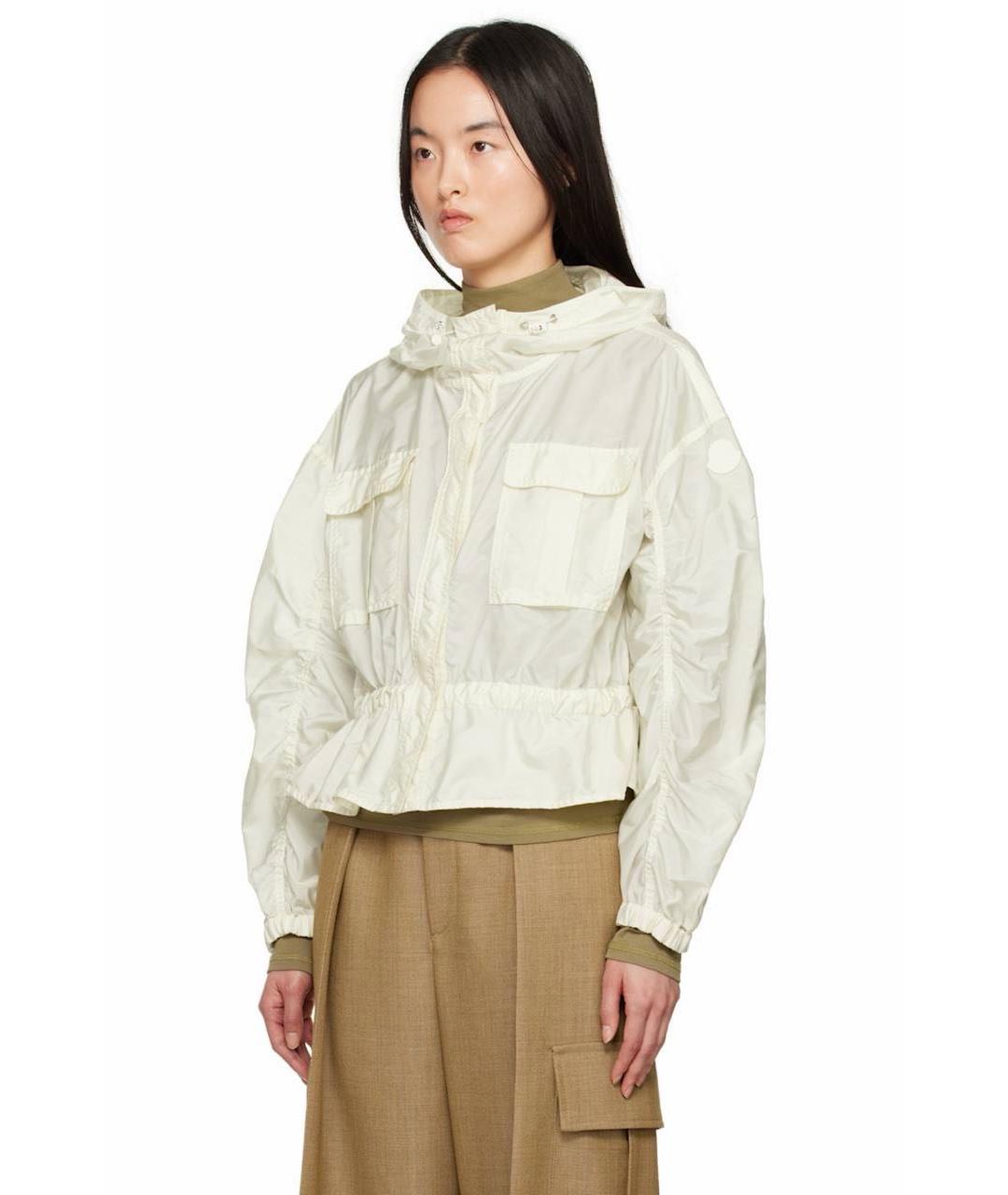 MONCLER Белая куртка, фото 5