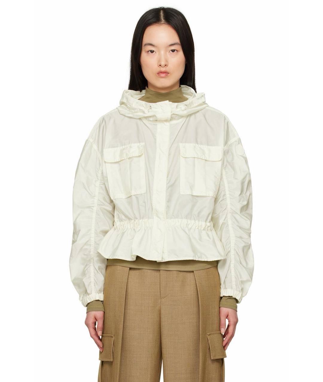 MONCLER Белая куртка, фото 2