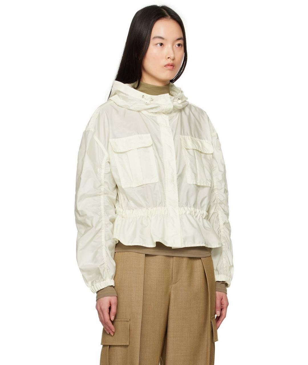 MONCLER Белая куртка, фото 3