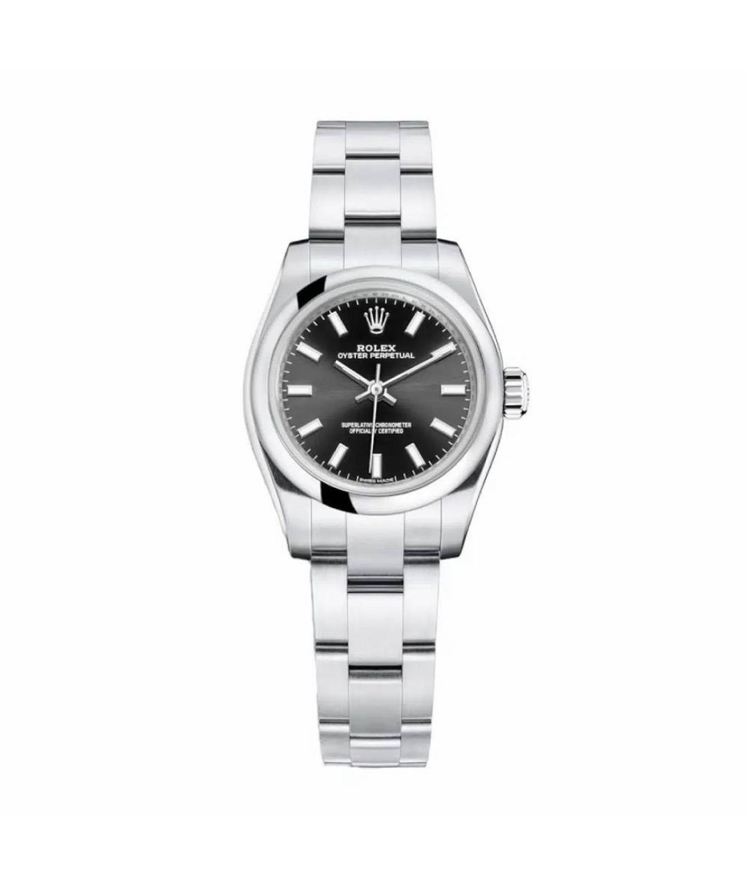 ROLEX Серебряные металлические часы, фото 1