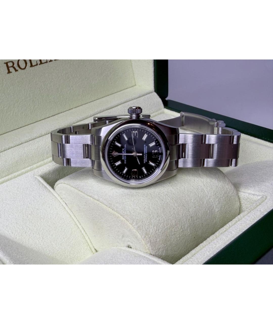 ROLEX Серебряные металлические часы, фото 7