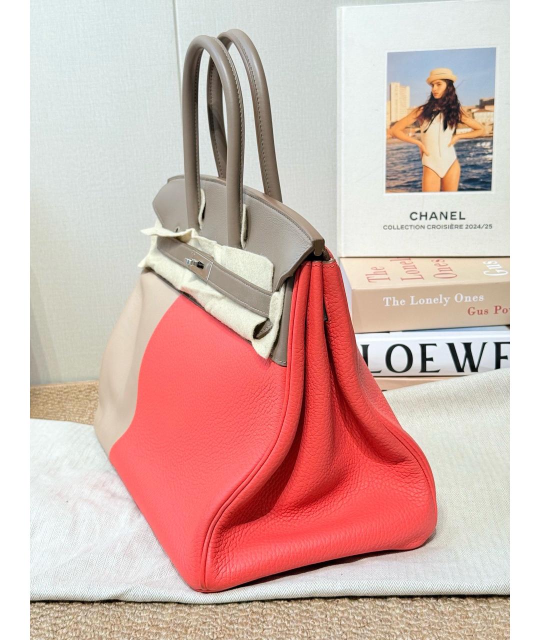 HERMES Мульти кожаная сумка с короткими ручками, фото 4