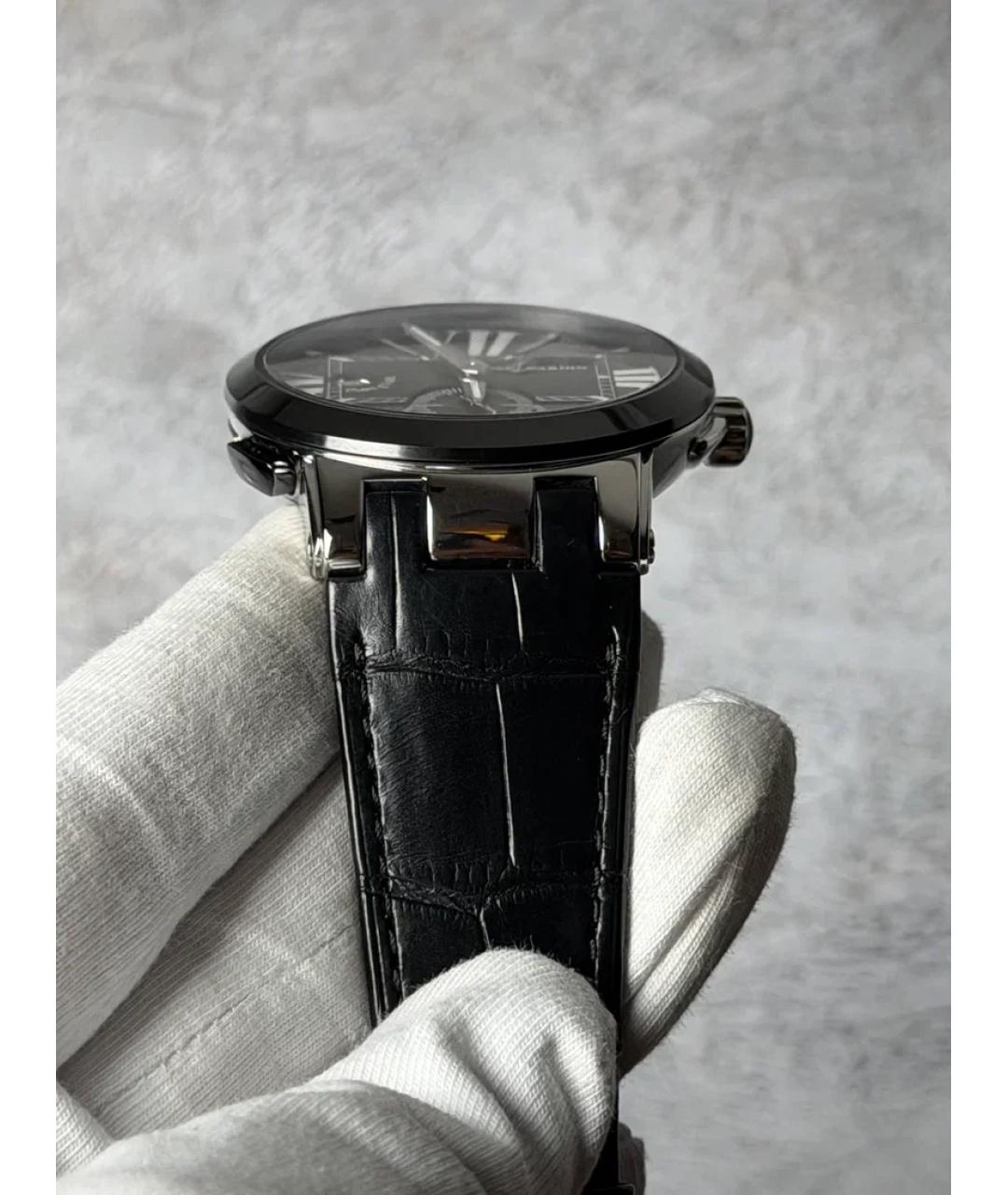 Ulysse Nardin Черные металлические часы, фото 4