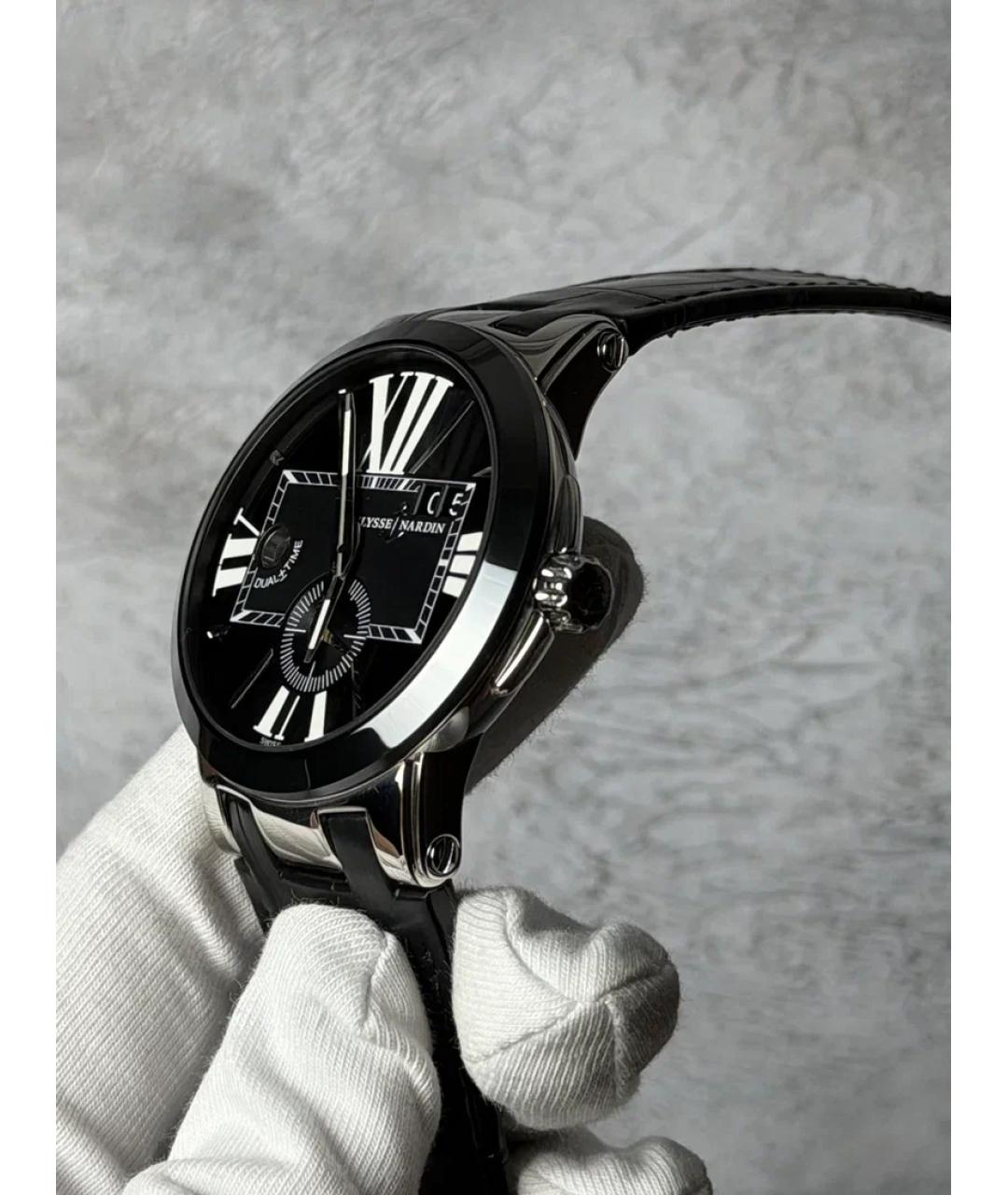 Ulysse Nardin Черные металлические часы, фото 3