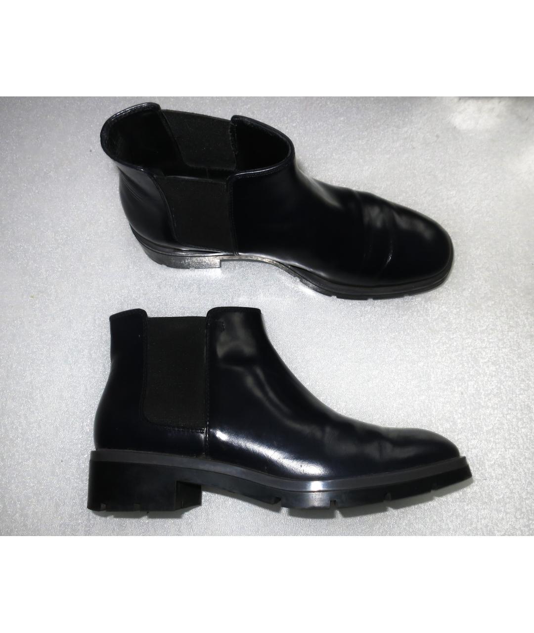 TOD'S Синие кожаные ботинки, фото 2