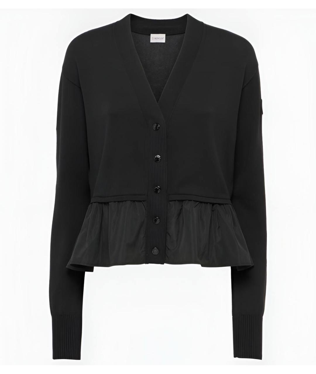 MONCLER Черный кардиган, фото 1