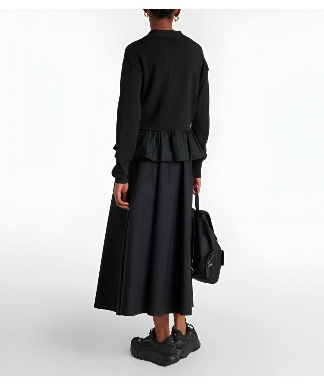 MONCLER Черный кардиган, фото 4