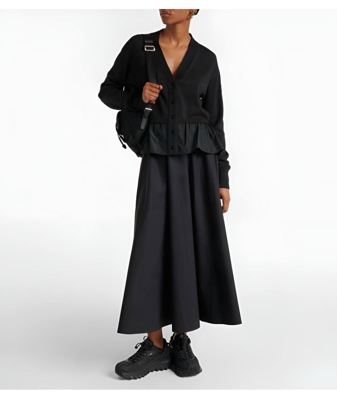 MONCLER Черный кардиган, фото 2