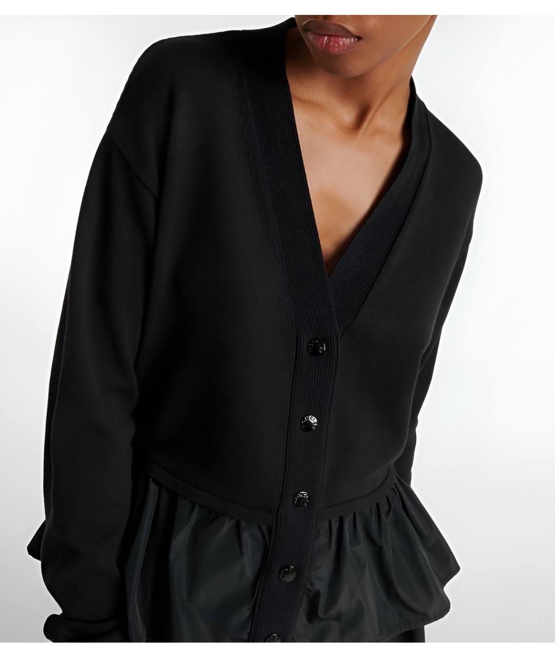 MONCLER Черный кардиган, фото 3