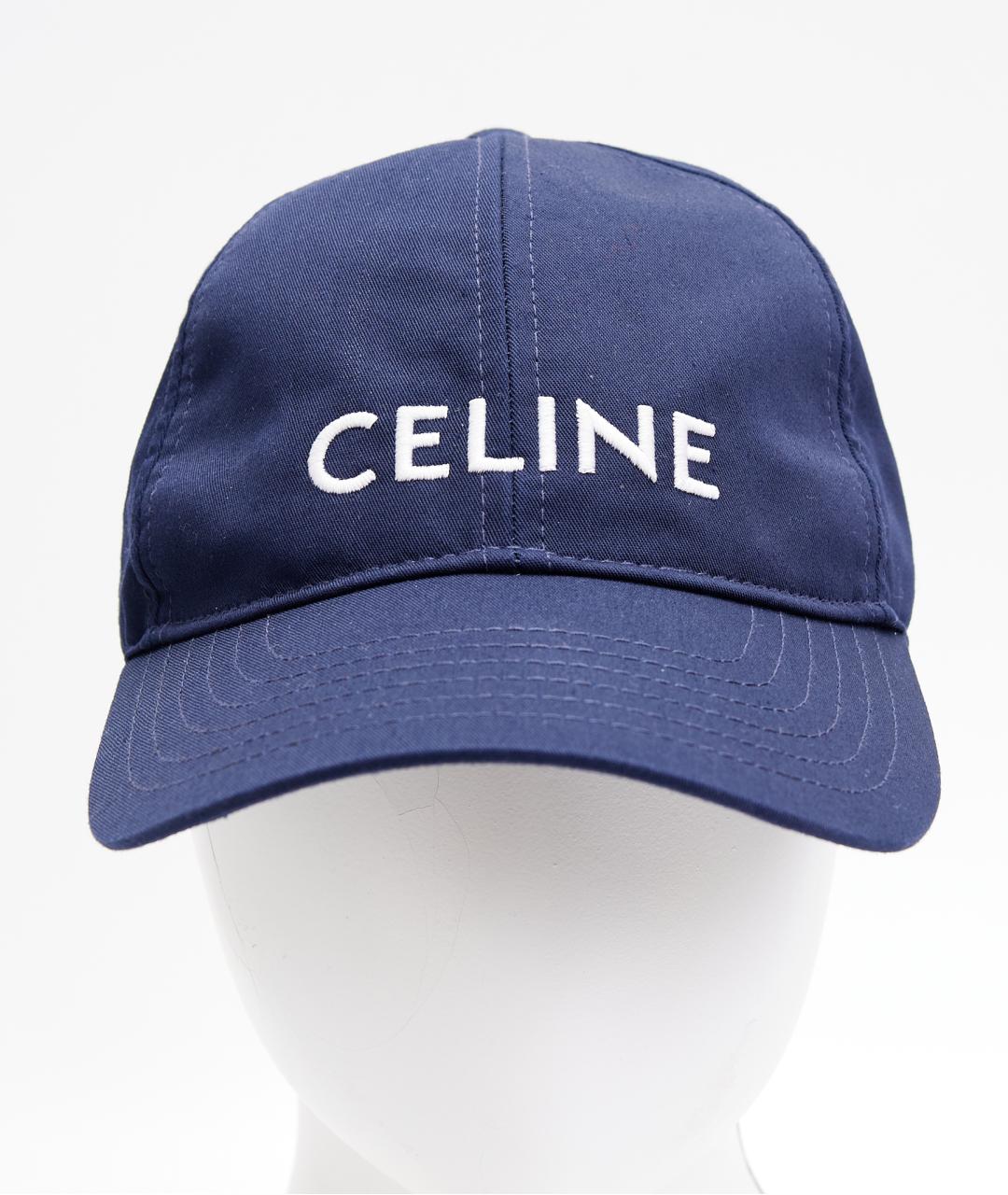 CELINE Синяя хлопковая кепка, фото 5